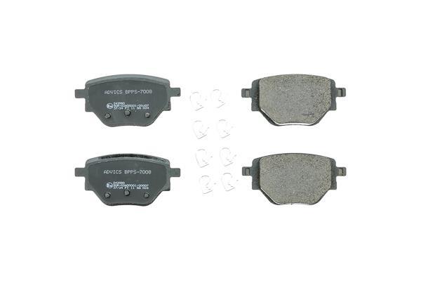 Jeu de 4 plaquettes de frein AISIN ref. BPPS-7008